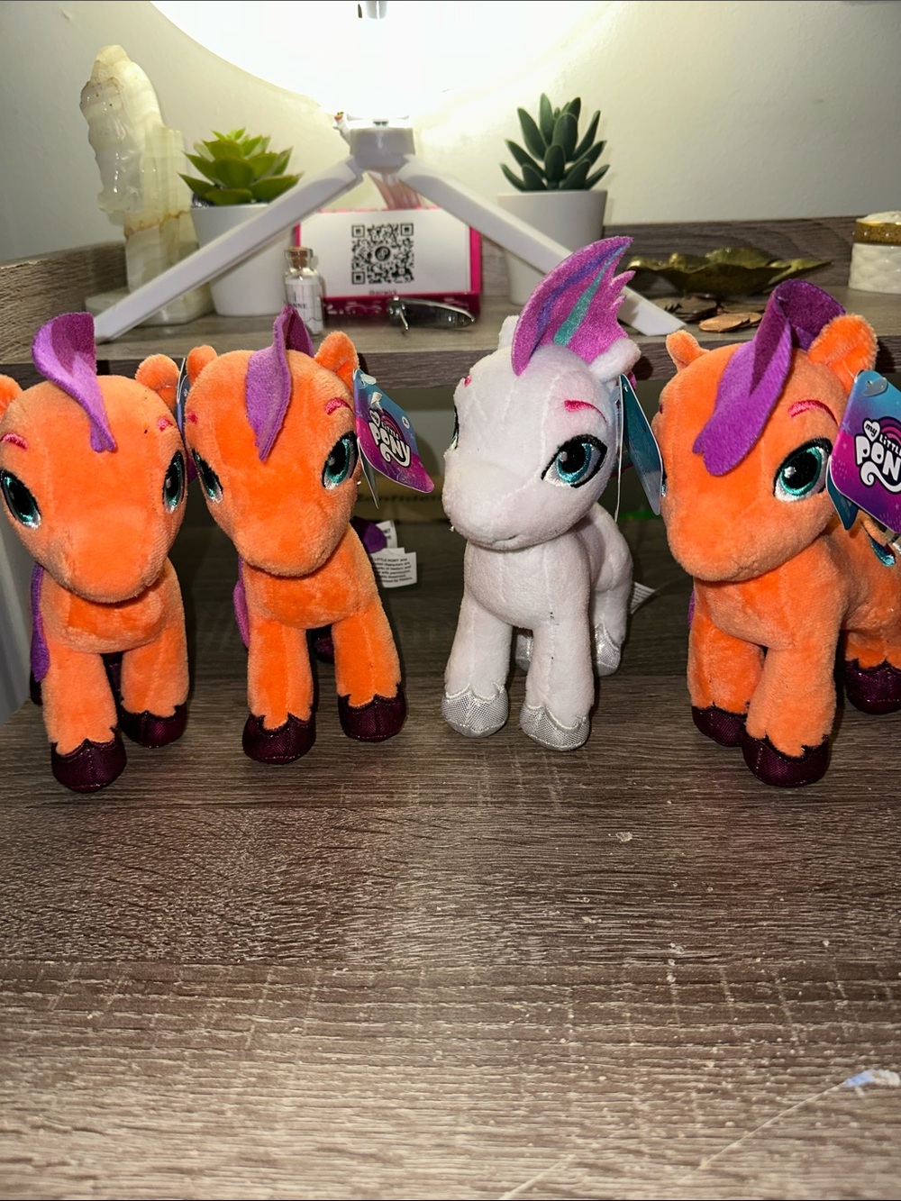 My Little Pony Orange and Purple Plush Toy a set of 4